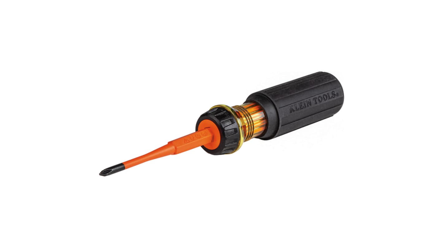 Klein Tools Phillips Insulated Screwdriver, Ph1 Tip, 208 mm Overall