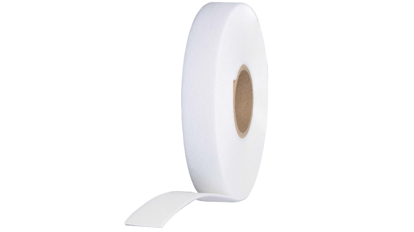 Klein Tools White Hook & Loop Tape, 19mm x 76mm