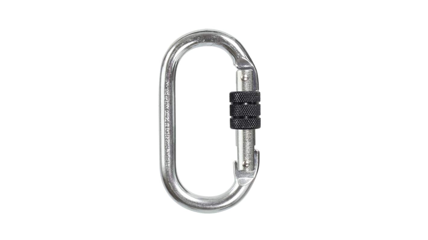 NEOFEU Sikkerhedskarabinhager, Stål 18mm Skrueport 23kN
