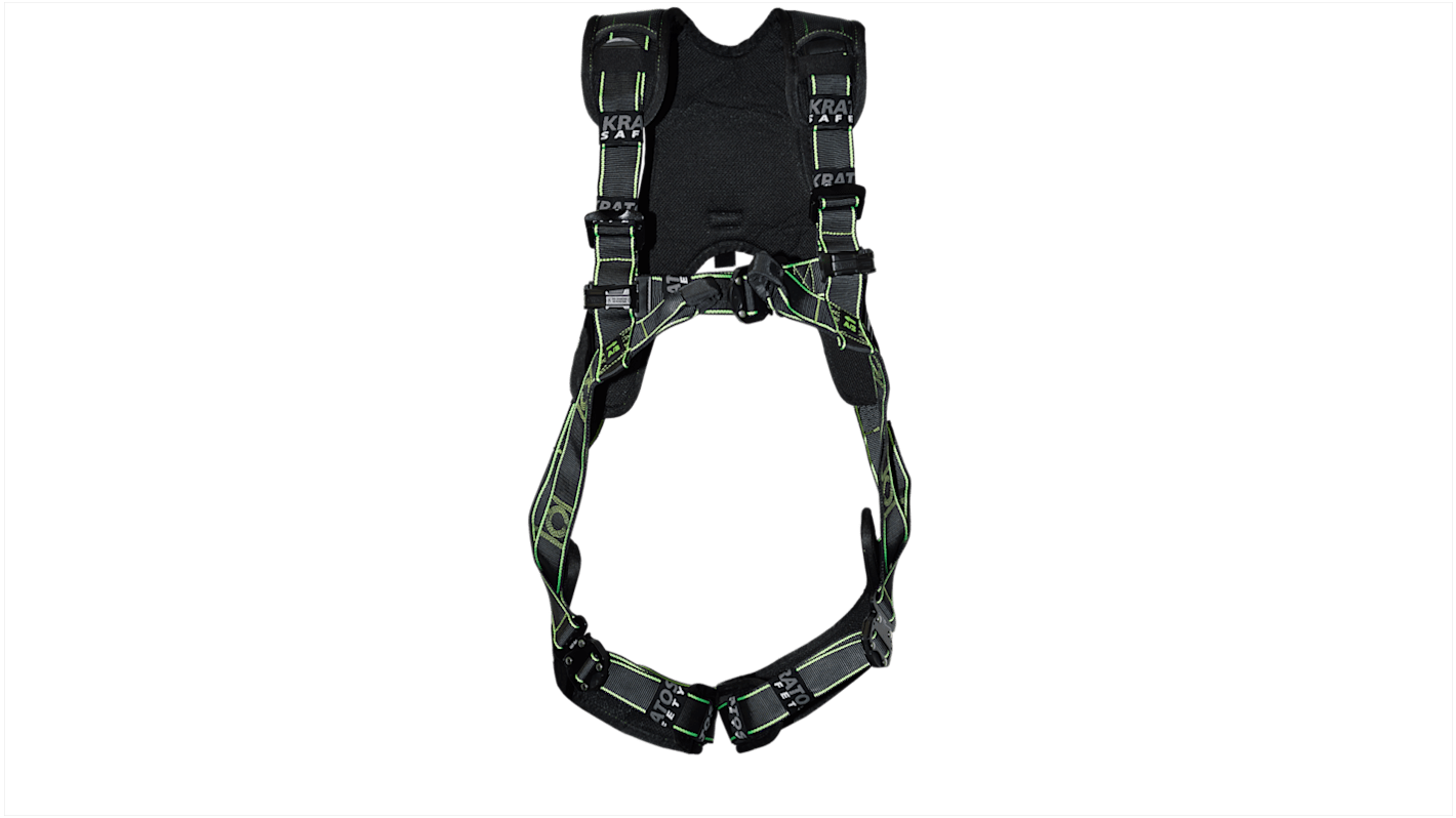 KRATOS SAFETY Auffanggurt mit Rückseite - Vorderseite-Öse, M/L, 140kg