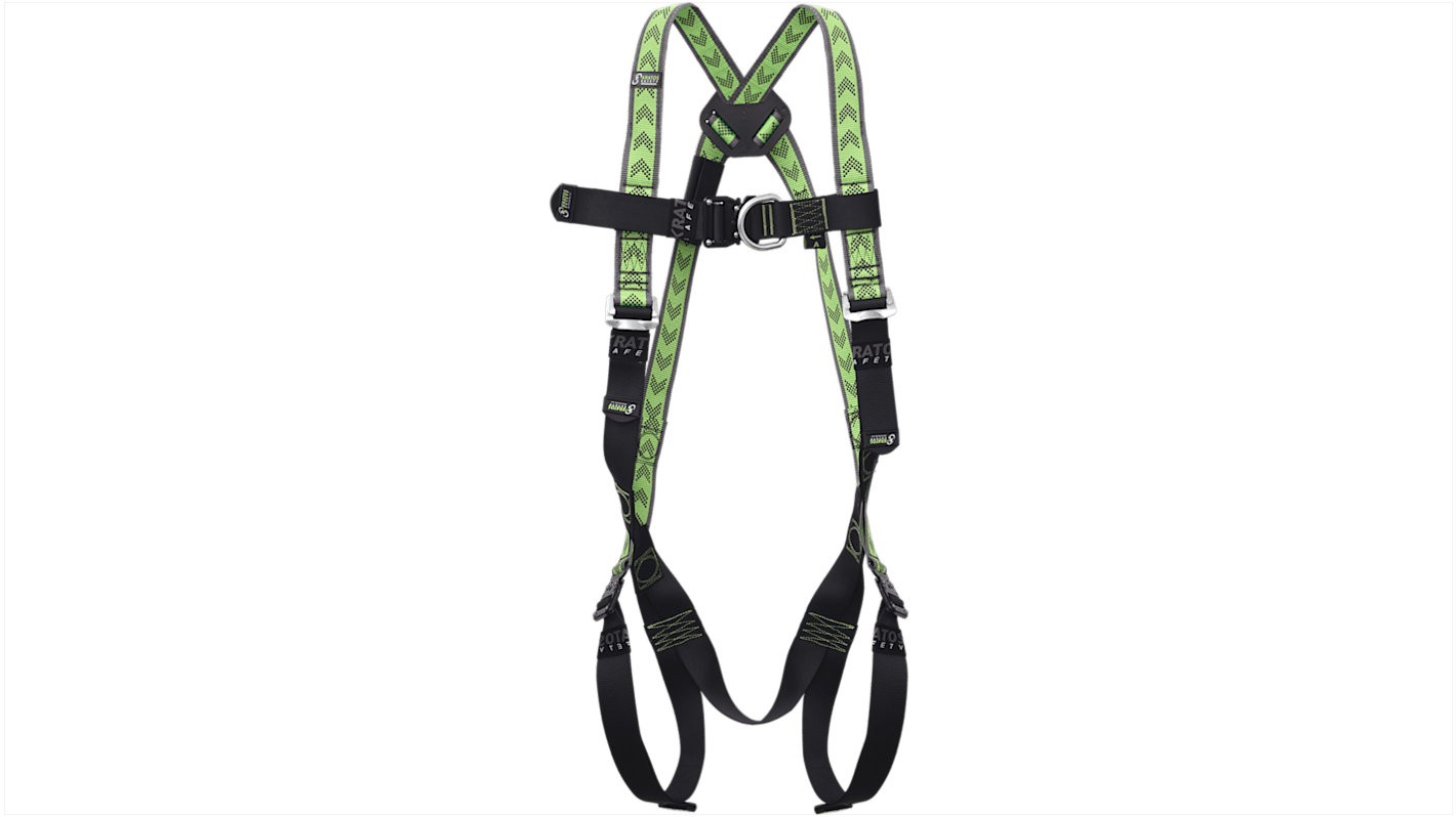 KRATOS SAFETY Auffanggurt mit Rückseite - Vorderseite-Öse, S/M/L, 140kg