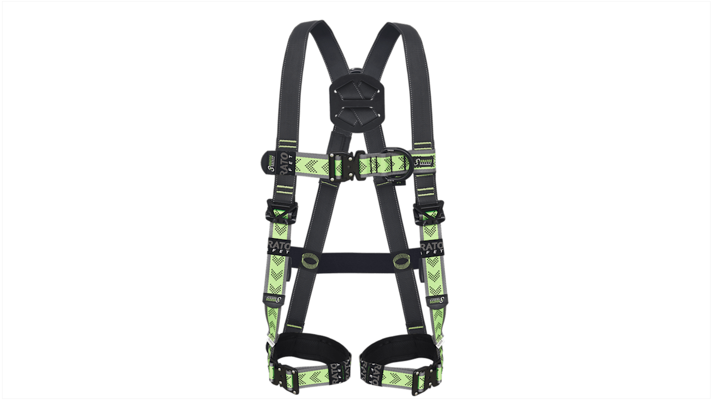 KRATOS SAFETY FA1011701 Back - Front Attachment Safety Harness, 140kg Max, M/L