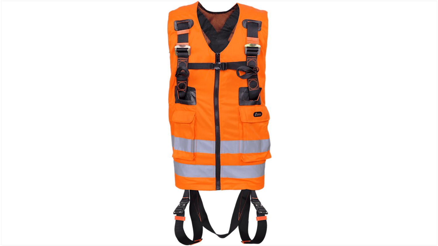 KRATOS SAFETY Auffanggurt mit Rückseite - Vorderseite-Öse, Universell, 140kg