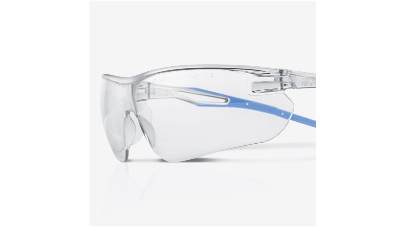 Riley LIGERA KN Anti-Mist UV Safety Glasses, Clear Polycarbonate Lens, Vented