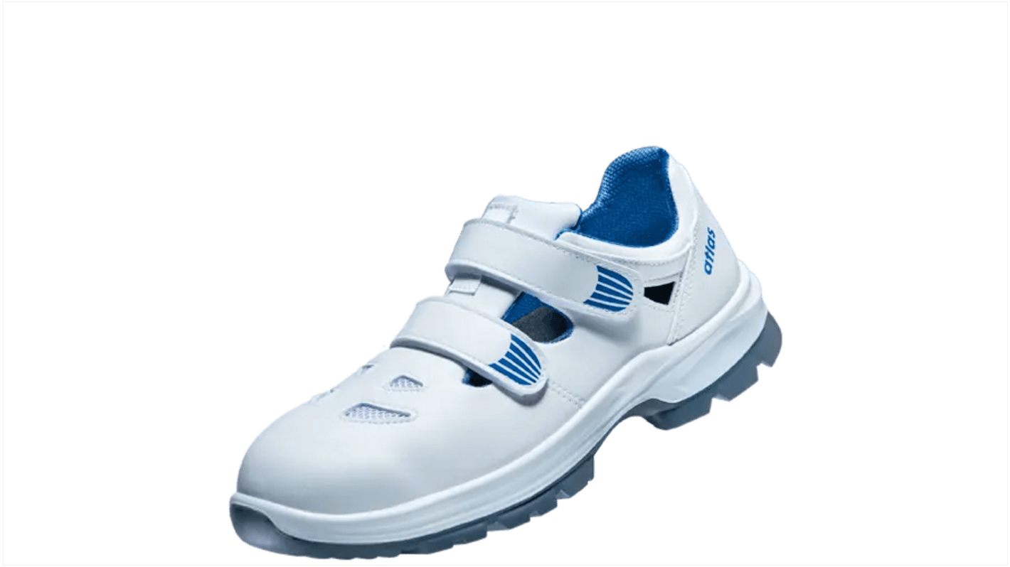 Atlas Safety Shoes CL 46 Unisex White Safety Shoes, UK 8, EU 40
