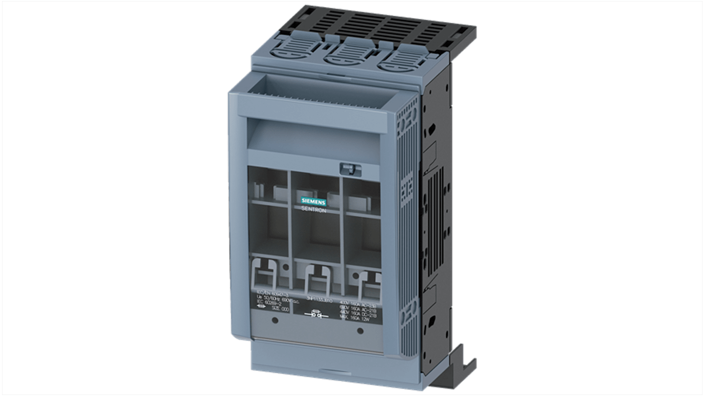 Siemens Fuse Switch Disconnector, 3 Pole, 160A Max Current