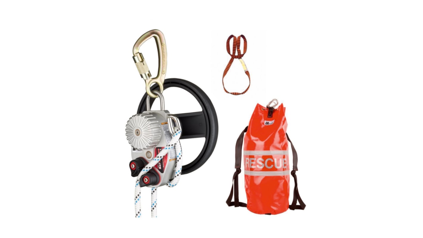 Honeywell Safety with Anchering Sling, Bag, Rope, Wheel