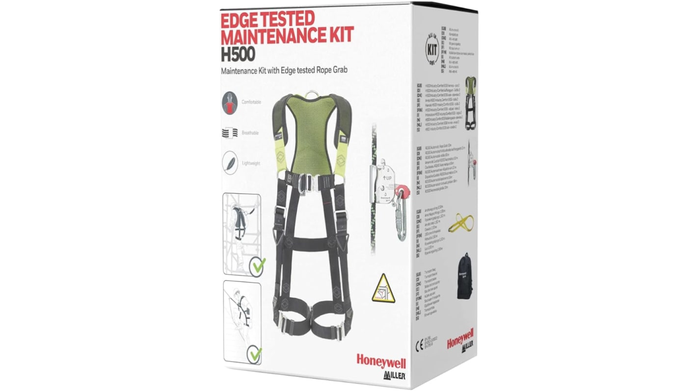 Honeywell Safety with Bag, Harness With Pad, Rope Grab, Straps