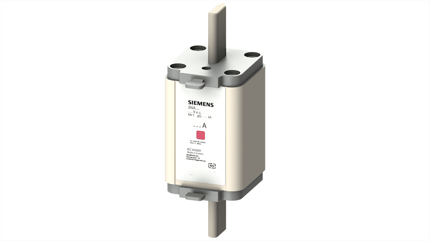 Siemens 50A Tag Fuse, NH1, 690 / 440V ac/dc