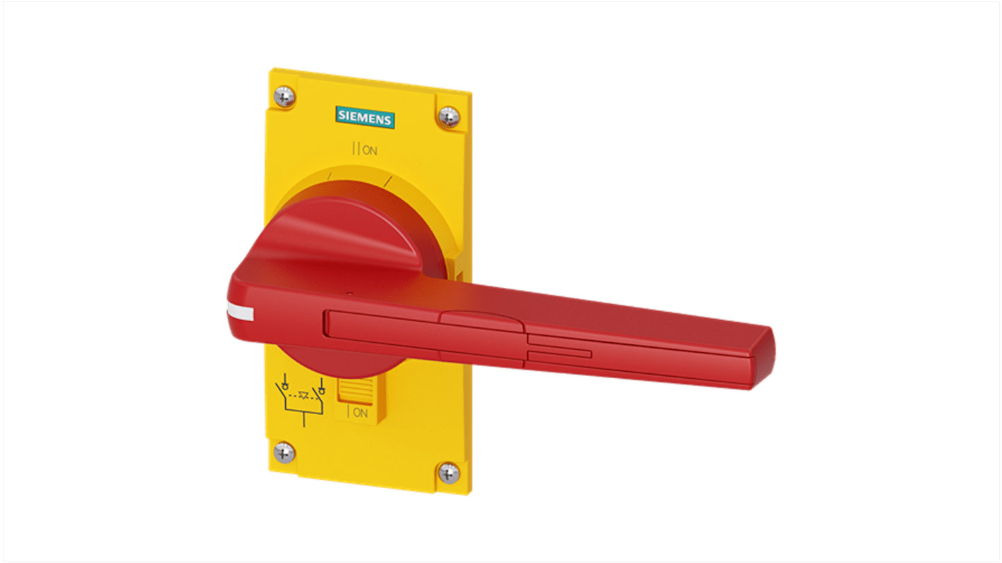 Siemens Red/Yellow Rotary Handle, 3KC Series