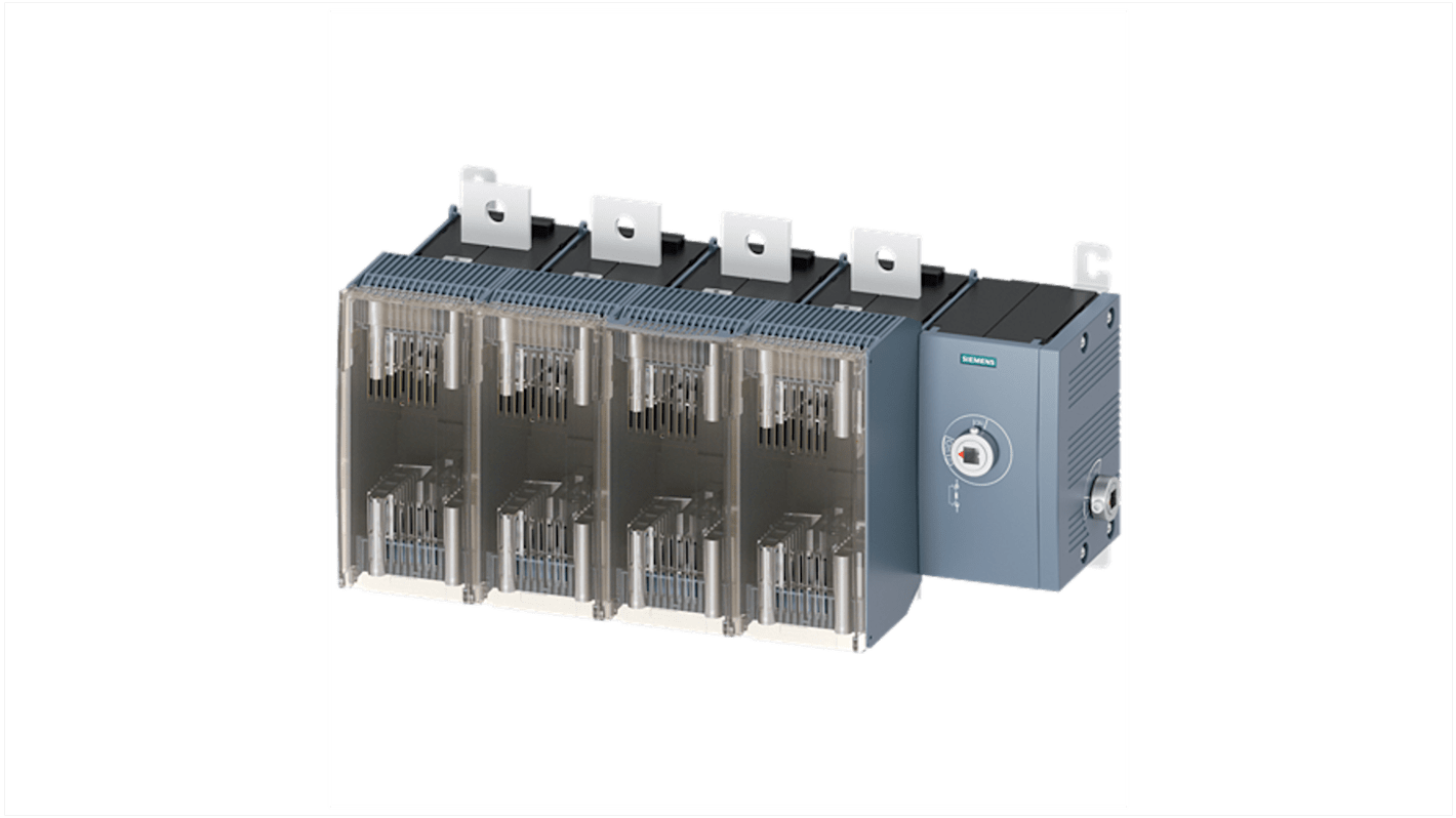 Siemens Fuse Switch Disconnector, 4 Pole, 800A Max Current