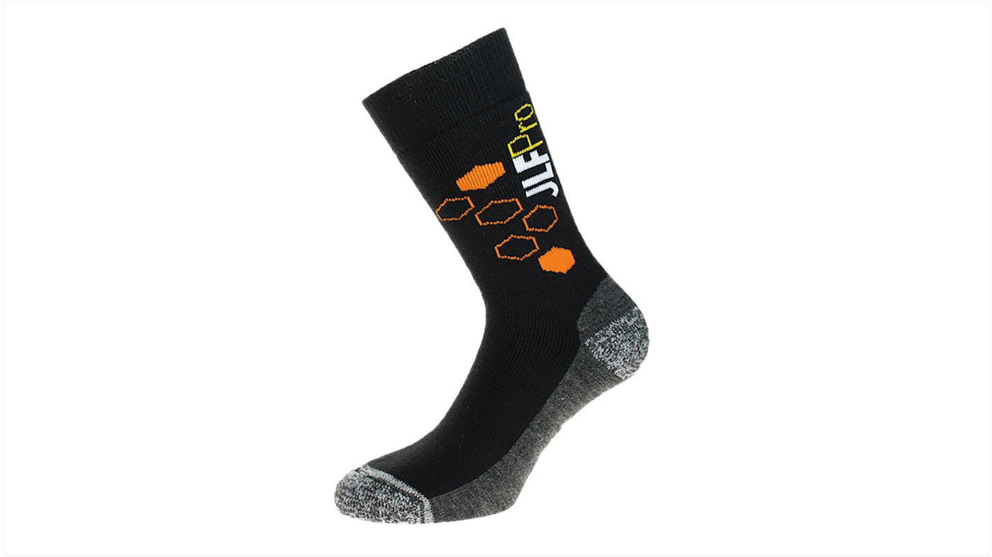 JLF Pro Black, Grey Socks, size 48/50 12.5/14