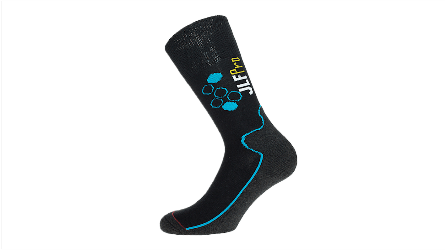 JLF Pro Black, Blue Socks, size 45/47 11/12.5