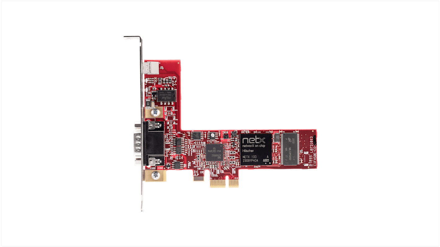 Tarjeta serie Hilscher PCI Express, 1 puerto D-sub, 9 contactos