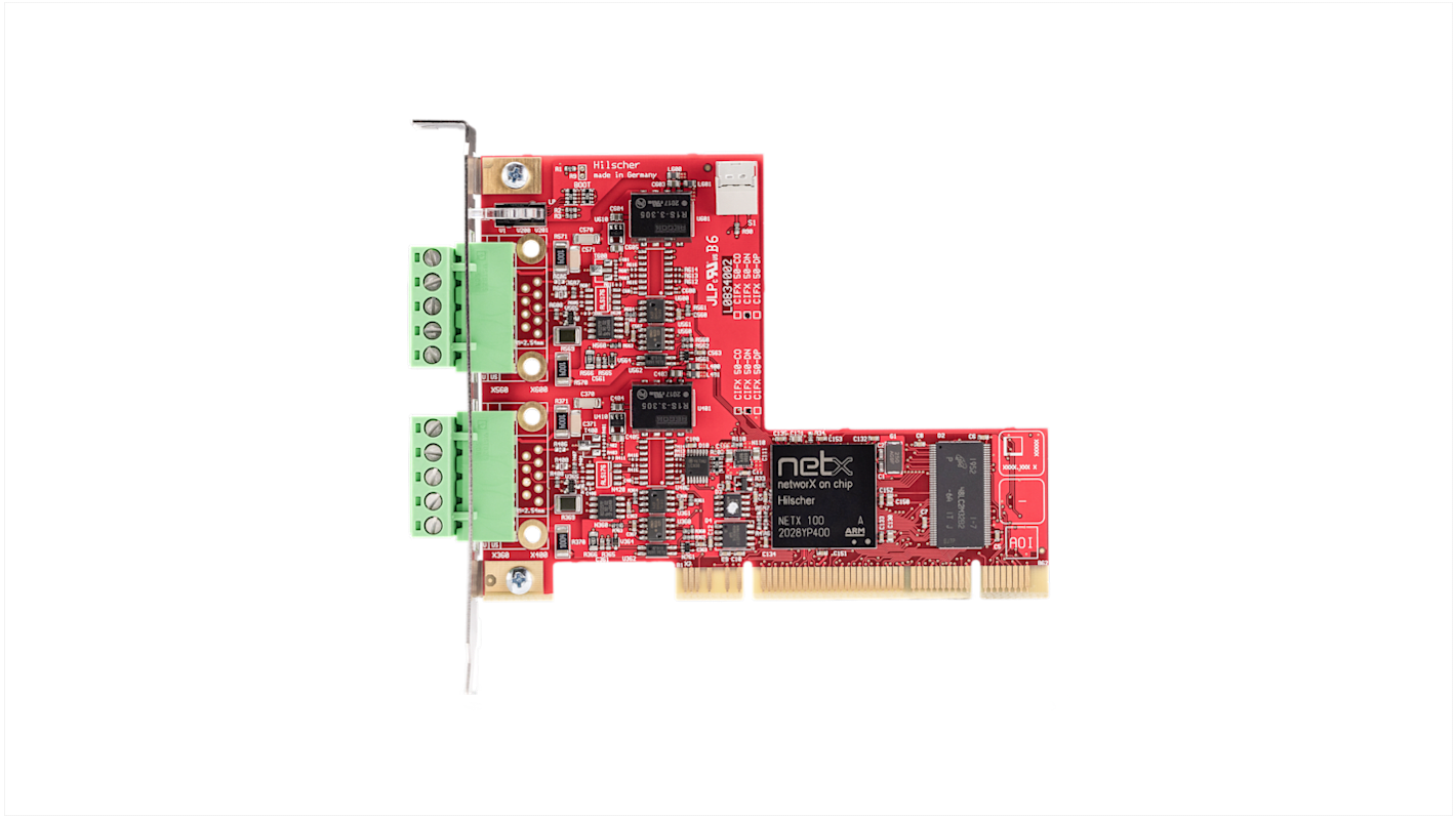 Hilscher 2 Port PCI 5 Pin COMBICON Serial Card