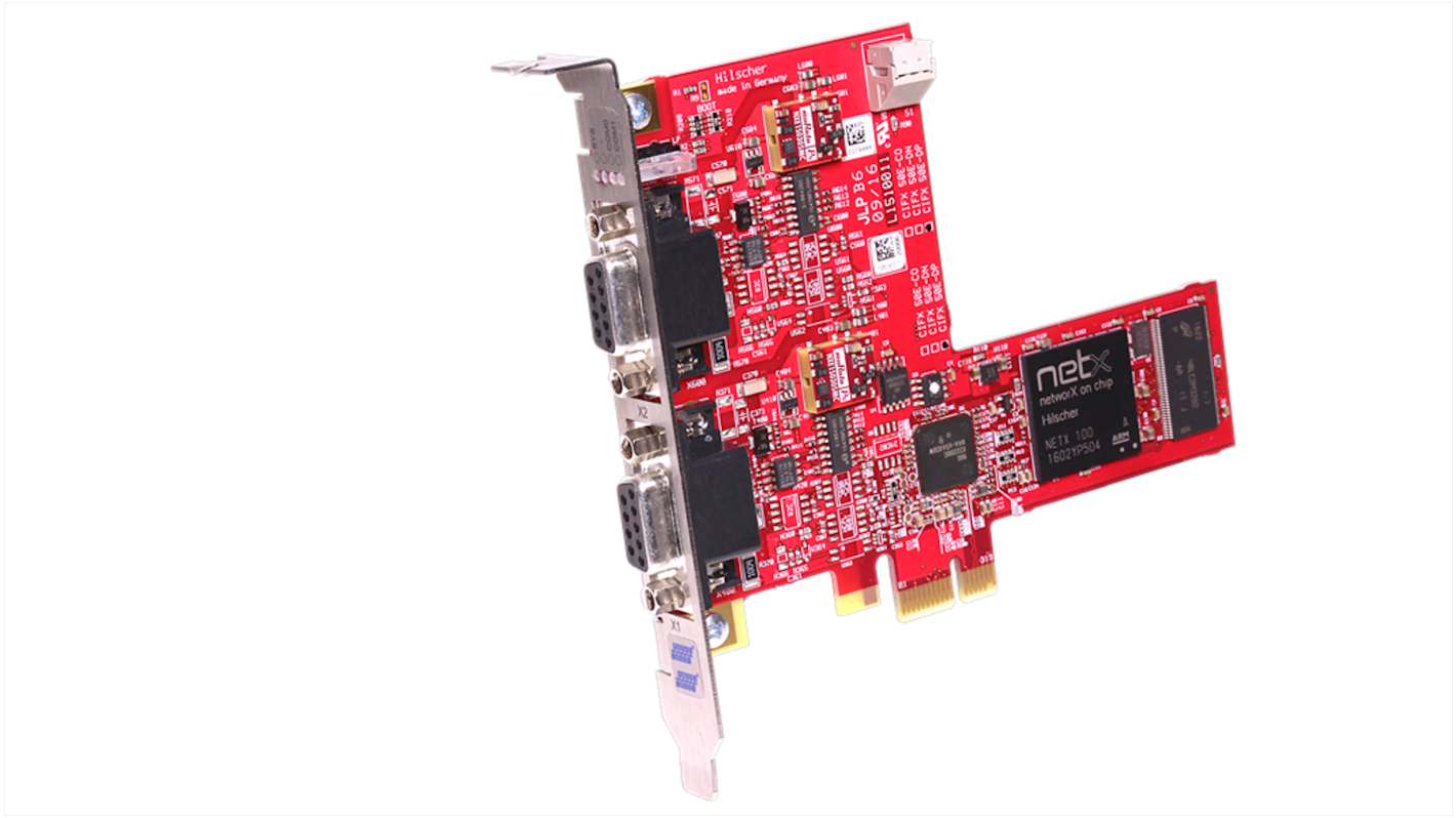 Carte série Hilscher, vers 2 ports PCIe, Sub-D, 9 points