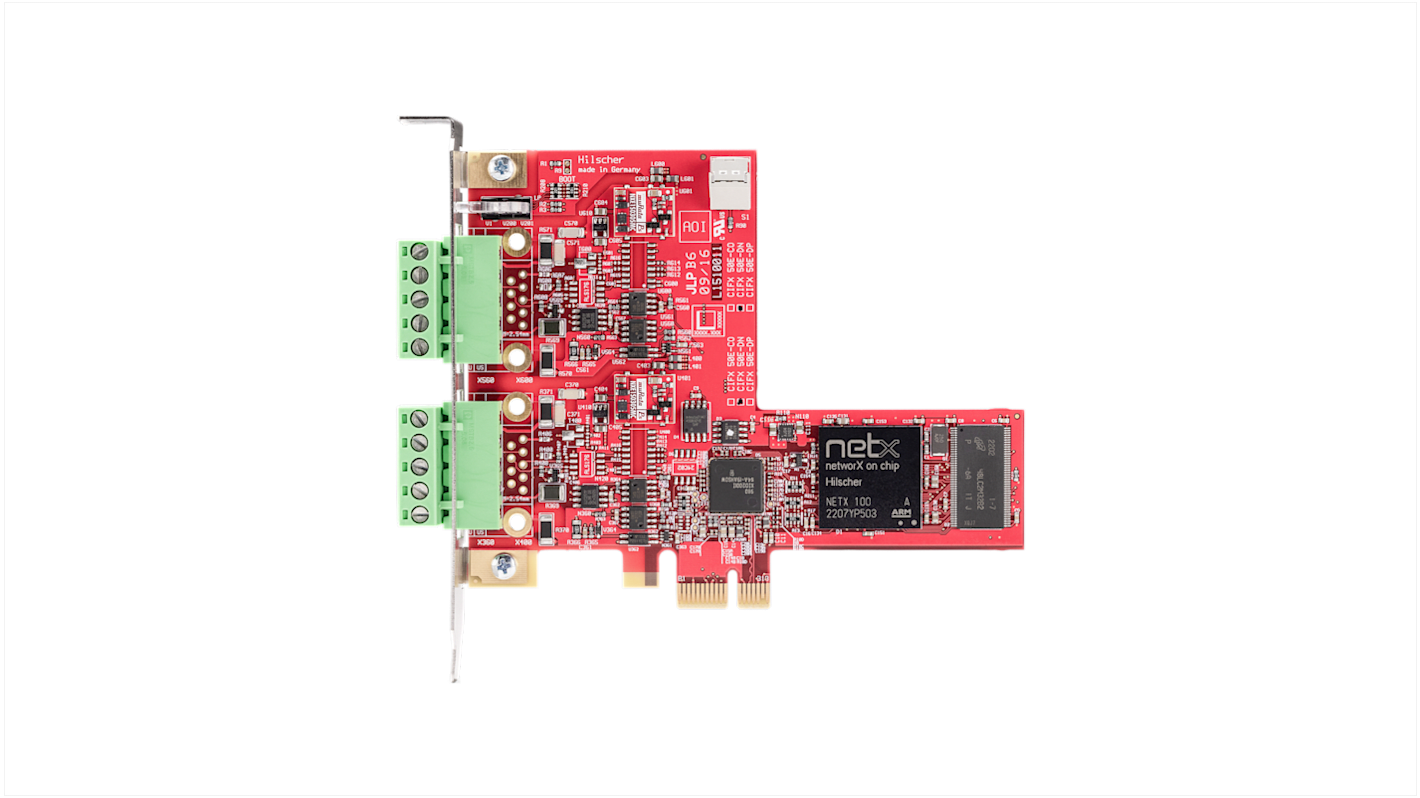 Hilscher 2 Port PCI Express 5 Pin COMBICON Serial Card