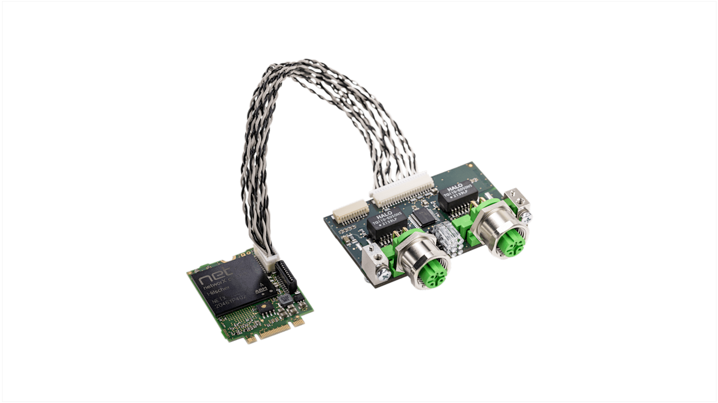 Karta sieciowa, CIFX M3042100BM-RE\F\M12+ML PCI Express M.2 100Mbit/s, Hilscher