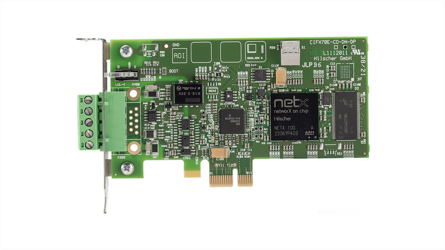 Hilscher 1 Low Profile PCI Express 5 Pin COMBICON Serial Card