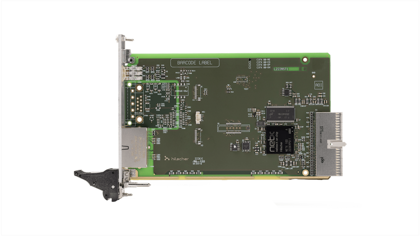 Hilscher 2 Port CPCI RJ45 Network Card, 100Mbit/s