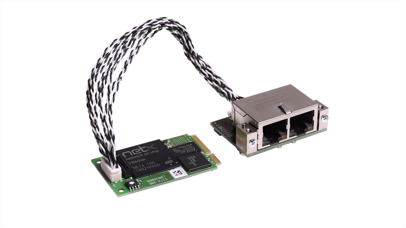 Hilscher 2 Port Mini PCI Express RJ45 Network Card, 100Mbit/s