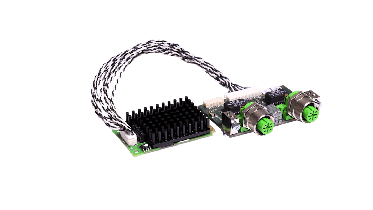 Hilscher 2 Port Mini PCI Express RJ45 Network Card, 100Mbit/s