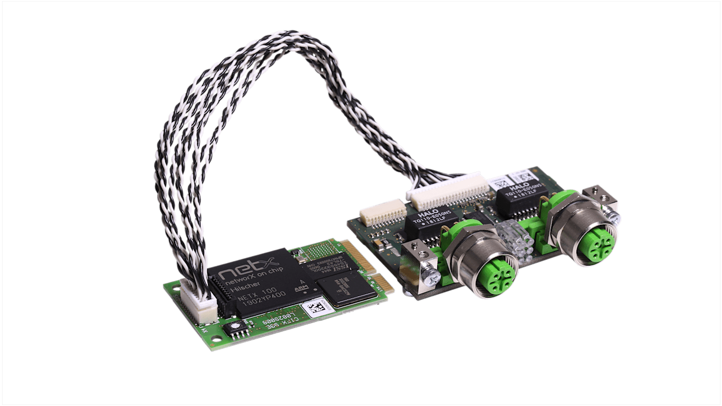 Hilscher 2 Port Mini PCI Express RJ45 Network Card, 100Mbit/s