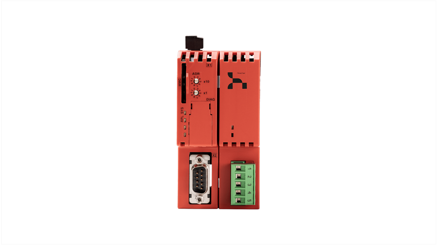Hilscher netTAP NT 100 Series Gateway Server, CANopen Slave, DeviceNet Slave, 24 V DC