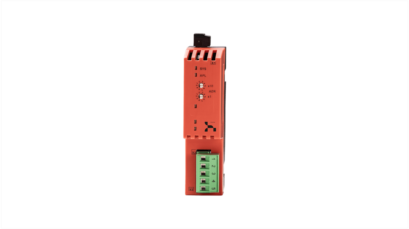 Hilscher netTAP NT 50 Series Gateway Server, CC-Link Slave/Master, RS-232/422/485, 24 V DC