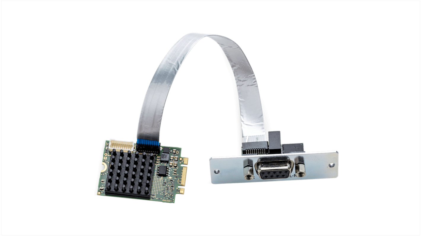 Hilscher 1 PCI Express M.2 D-sub, 9 Pin Serial Card