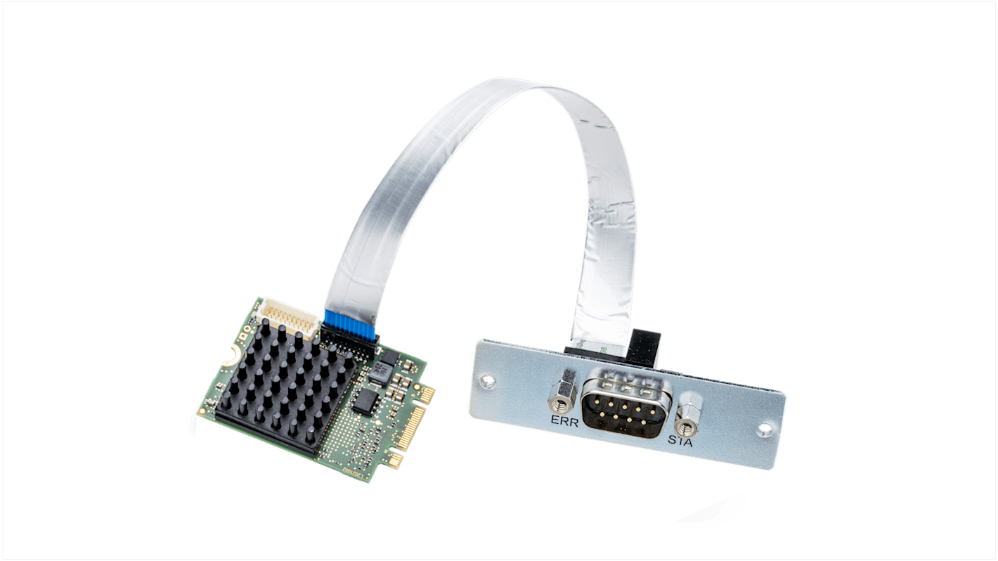 Hilscher 1 PCI Express M.2 D-sub, 9 Pin Serial Card