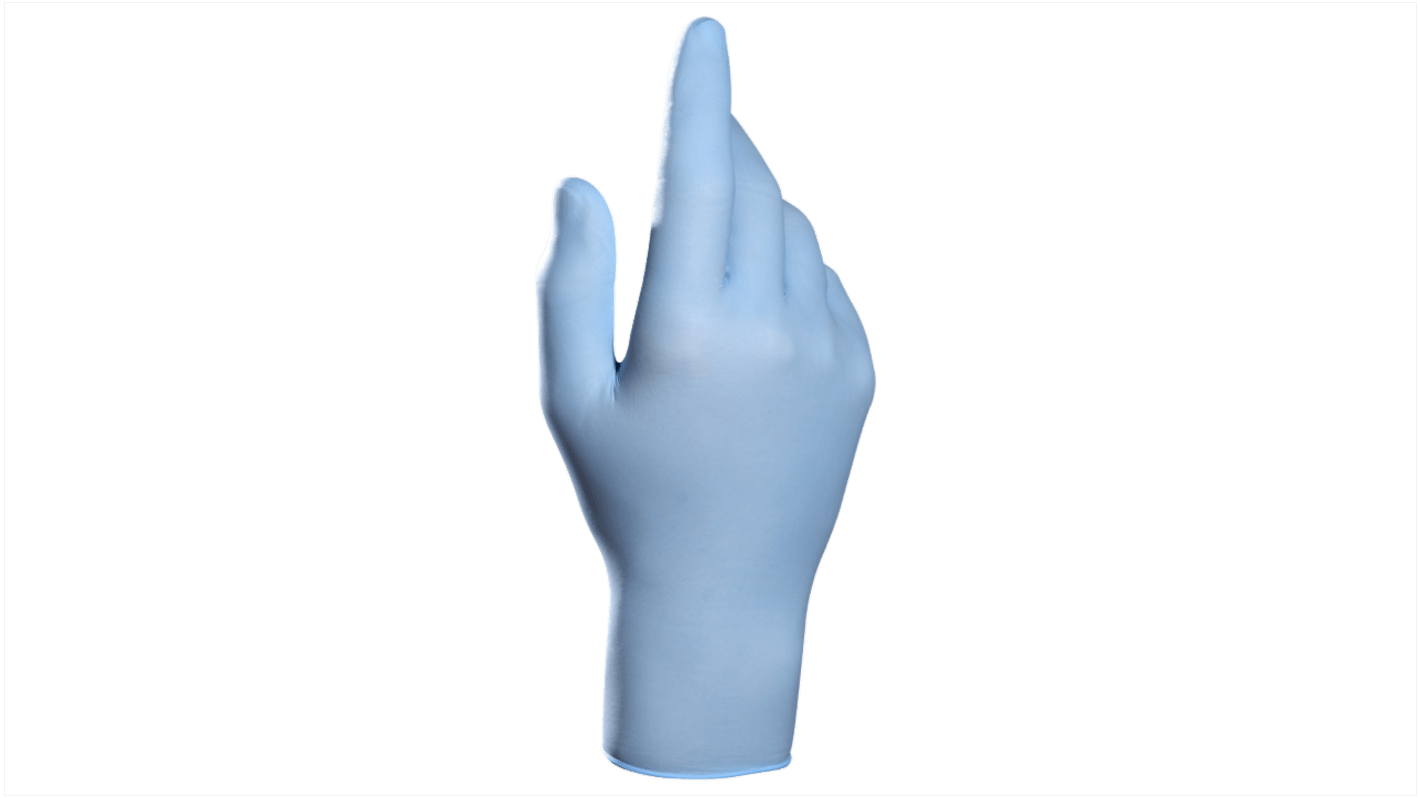 Mapa SOLO 967 Light Blue Work Gloves, Size 9