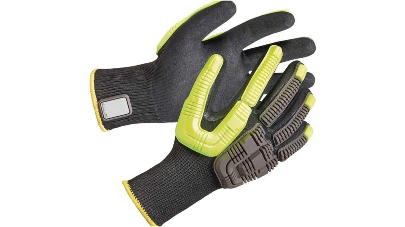 Honeywell Safety Rig Dog Black Glass Fibre, HPPE, Polyester, Steel Fibre Abrasion Resistant, Cut Resistant, Puncture
