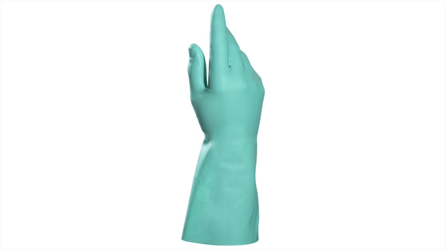 Mapa ADVANTECH 519 Green Nitrile Chemical Resistant Work Gloves, Size 7