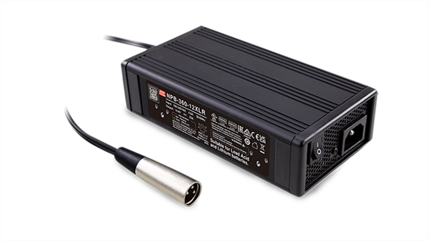 MEAN WELL NPB-360-12XLR Battery Charger For
