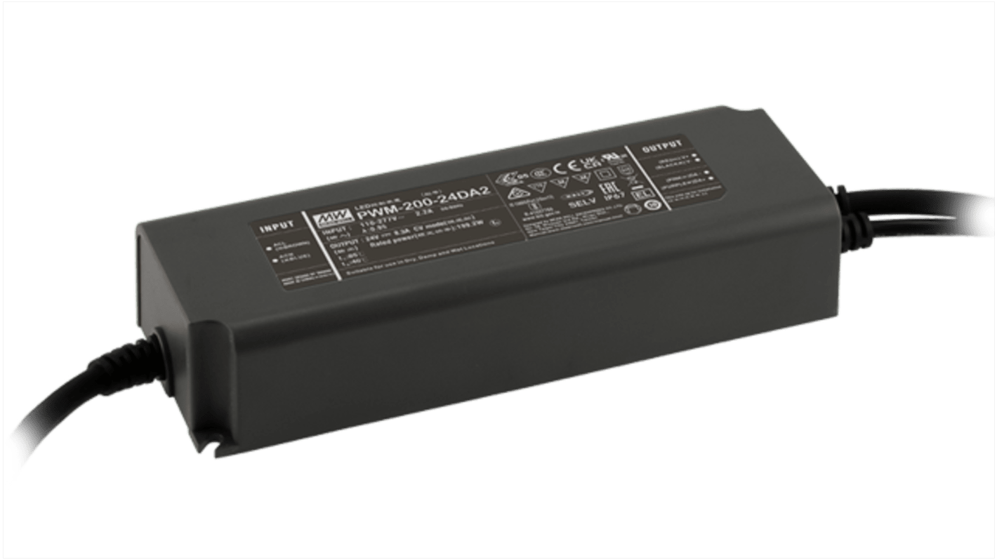 Sterownik LED napięcie wyjciowe: 12V 15A napięcie wejściowe: 100 → 305 V AC stabilizowany napięciowo 200W MEAN