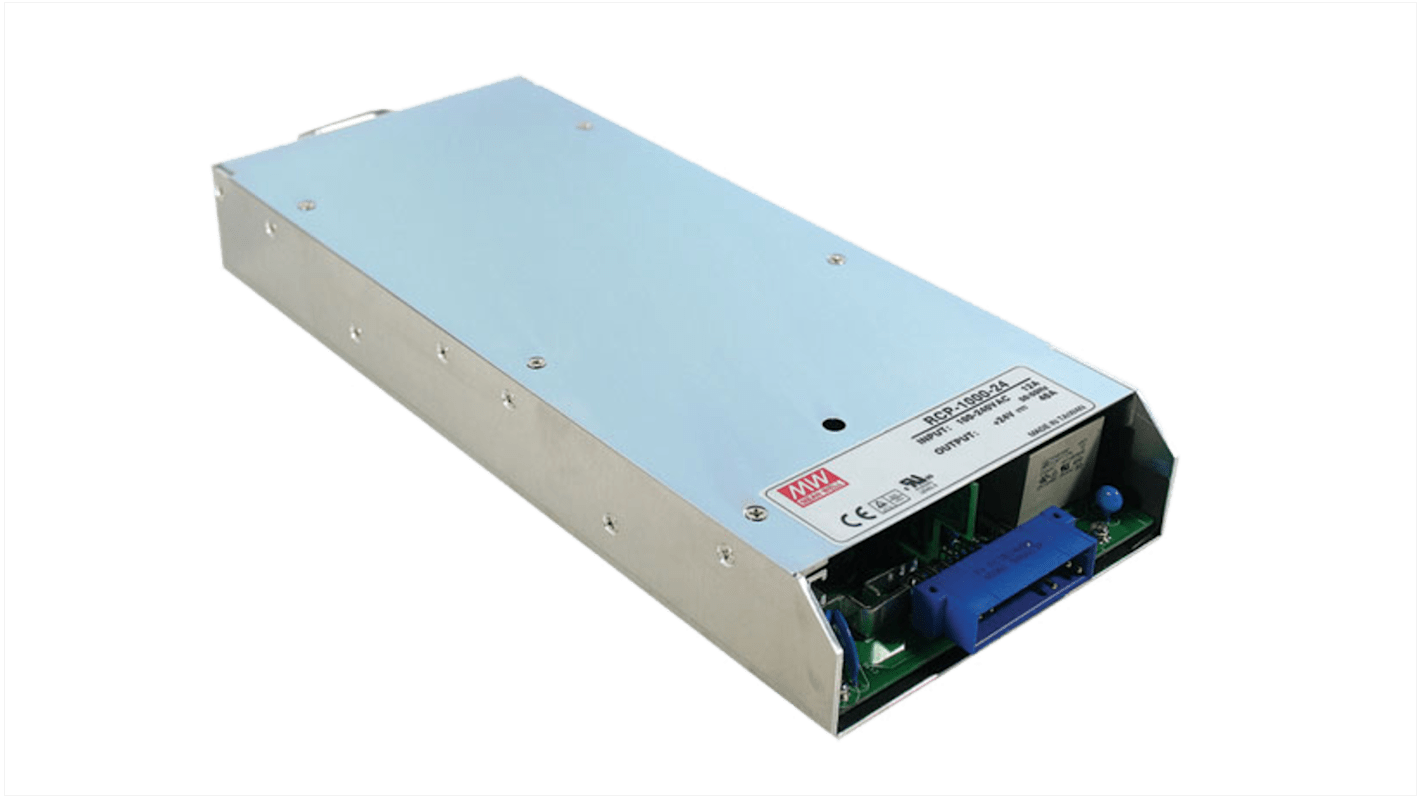 Alimentatore switching MEAN WELL RCP-1000-48-C, 1.08kW, ingresso 90 → 264V ca, uscita 48V, 21A