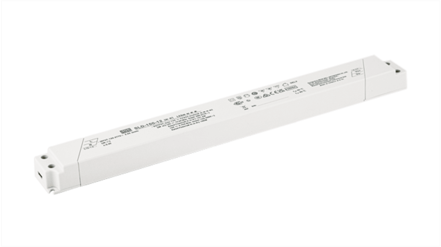MEAN WELL LED Driver, 24V Output, 150W Output, 6.3A Output, Constant Current / Constant Voltage