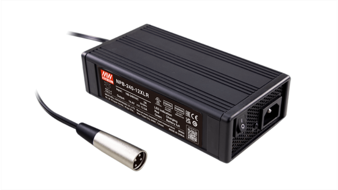 Nabíječka baterií NPB-240-48XLR MEAN WELL