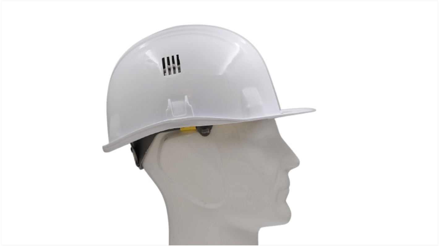 AUBOUEIX BRENNUS White Helmet & Hard Hat , Adjustable, Ventilated