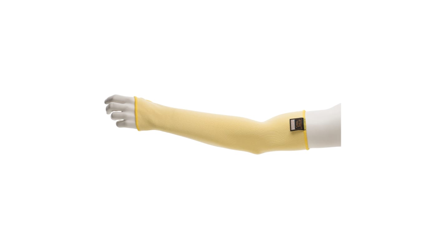 NITRAS SAFETY NITRAS TAEK Yellow Reusable Yarn Arm Protector for Cut Resistant Use, 450mm Length, One Size