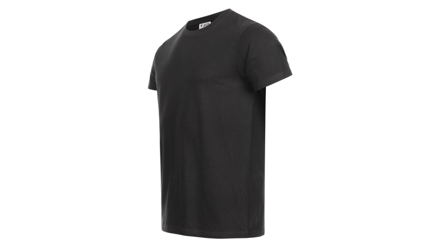 7004-1000-XL | NITRAS SAFETY Black Cotton Short Sleeve T-Shirt | RS