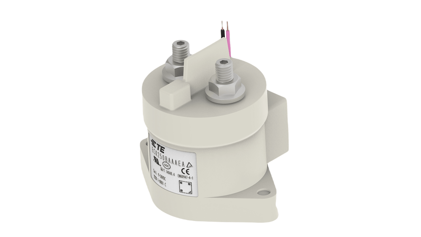 Stycznik 36 V DC TE Connectivity styki: 1 1,7 W 500 A 1NO Montaż dolny Śruba ECK250BAAAEA