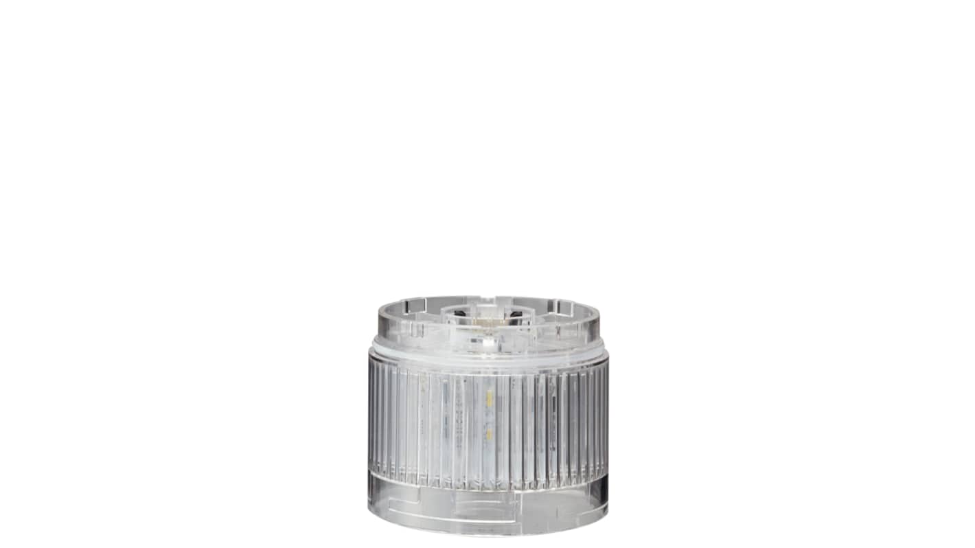 RS PRO White Continuous lighting Effect LED Beacon for Use with Signal Tower, 24 V, LED Bulb, DC