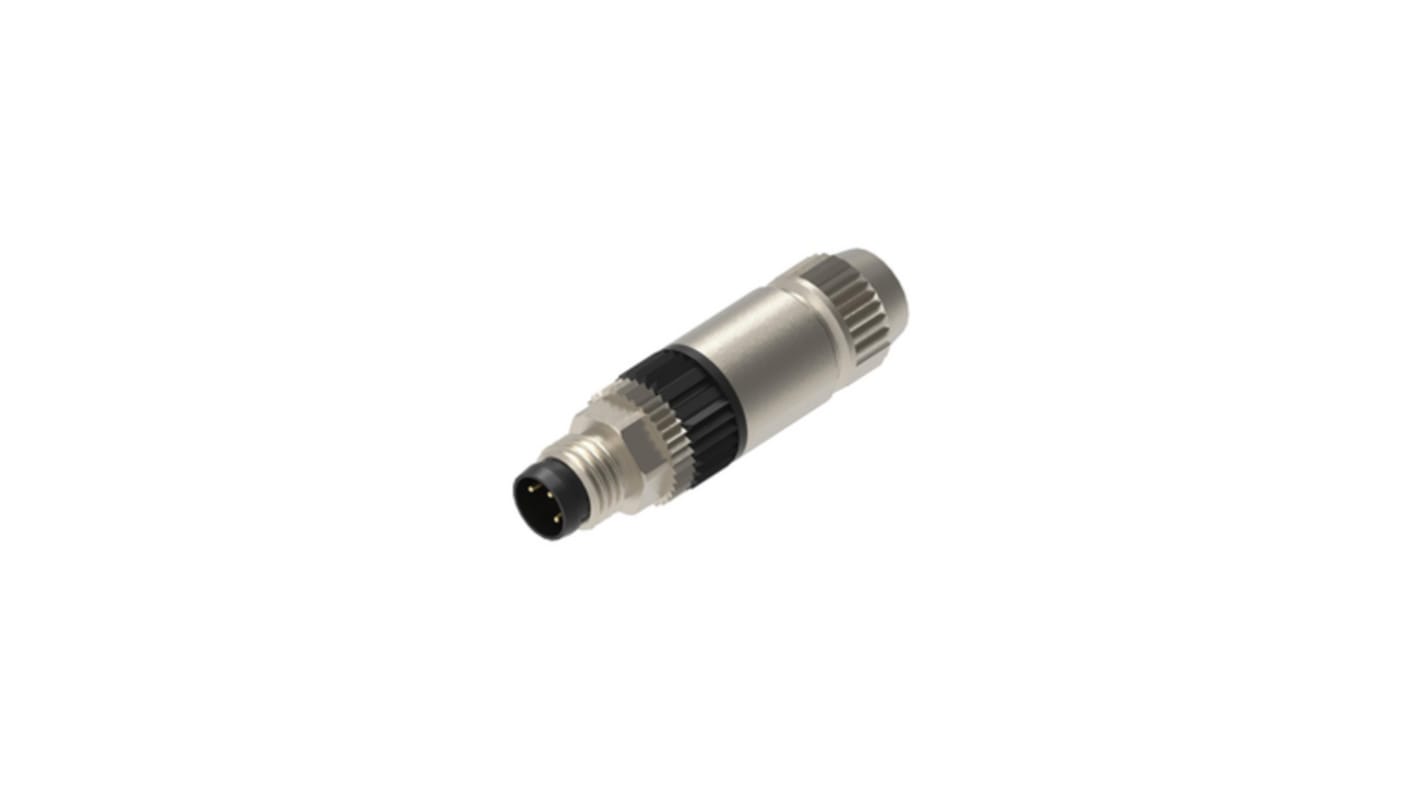 počet kontaktů: 3, Kabel, velikost: M8Lumberg Automation, pohlaví kontaktu: Samec Zástrčka, řada: M12 IDC, 4A, IP65,