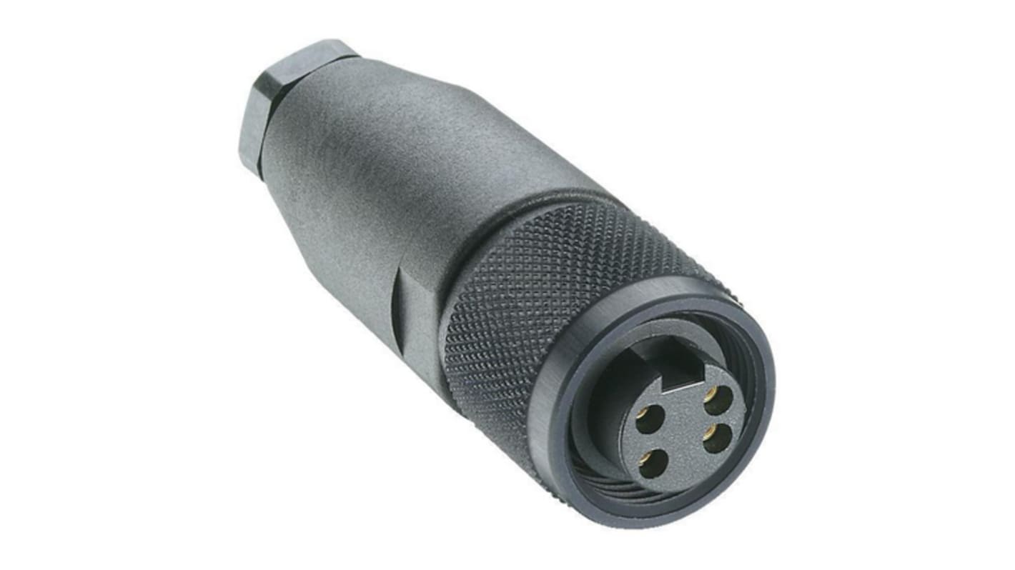 Connettori circolari industriali Lumberg Automation, femmina, serie RKC, 7/8", 4 poli, Cavo