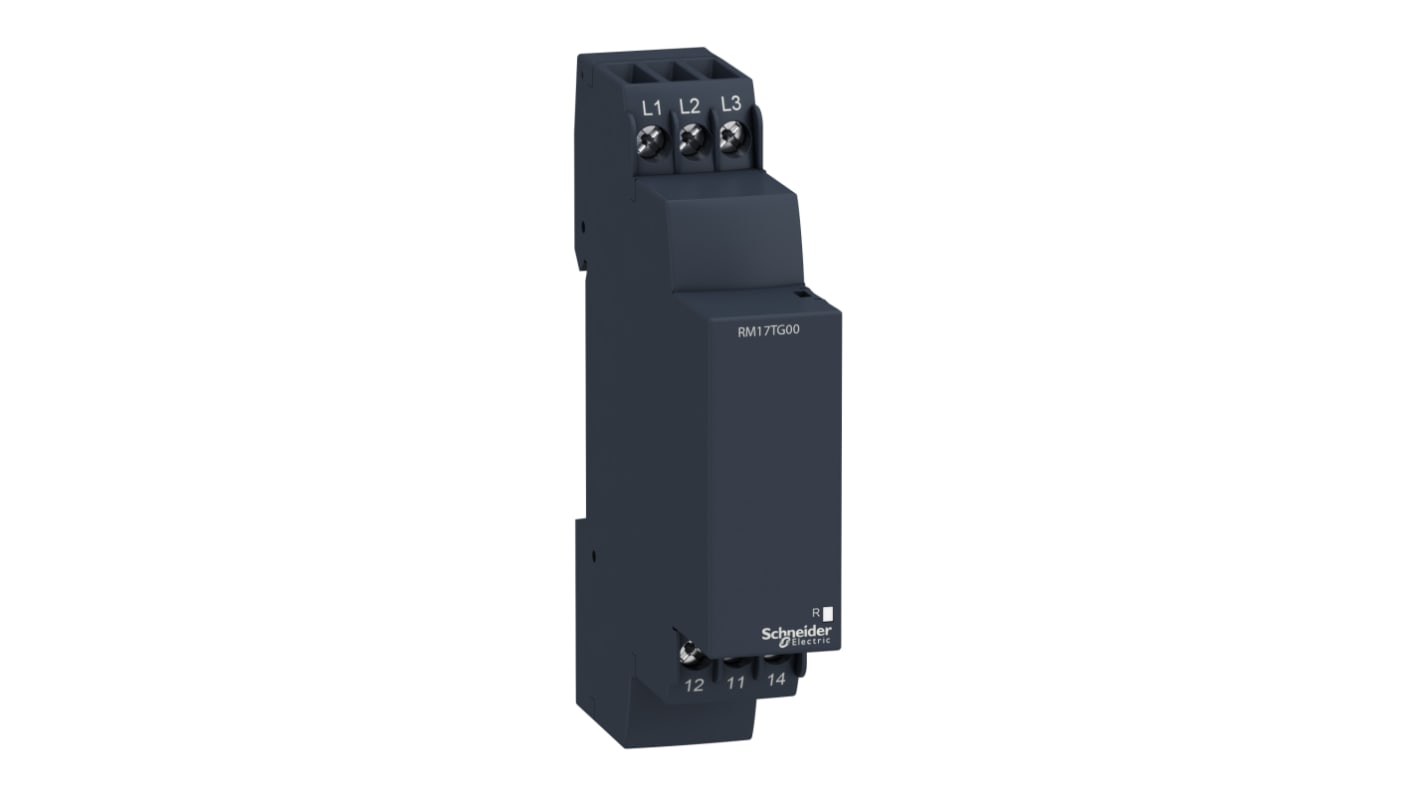 Schneider Electric 相序/相位继电器, 三相, DIN导轨安装, SPDT, 可感应183 → 528 V