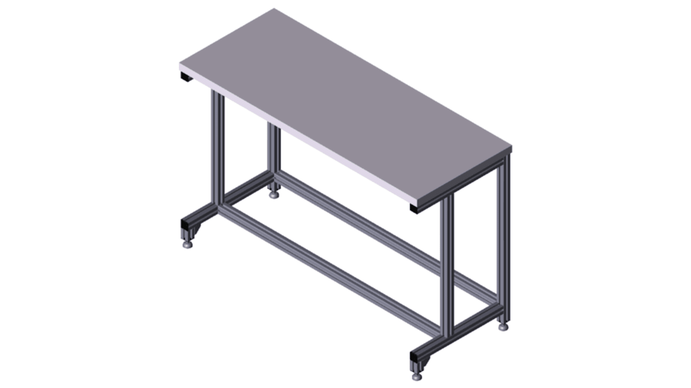 Bosch Rexroth 3842567633 Aluminium Workbench, 1000mm x 600mm x 1500mm