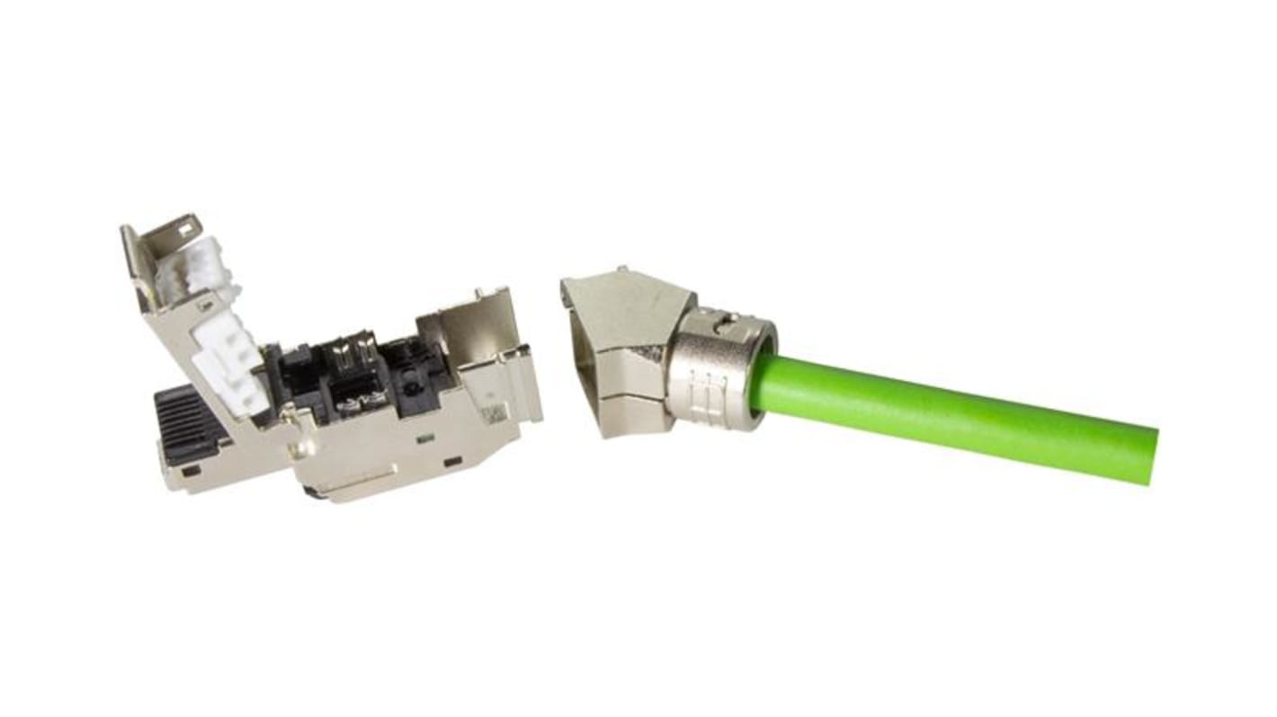 HARTING HARTING RJ Industrial Series Male RJ45 Connector, Cat5 Angled 1 Port 1 -Way