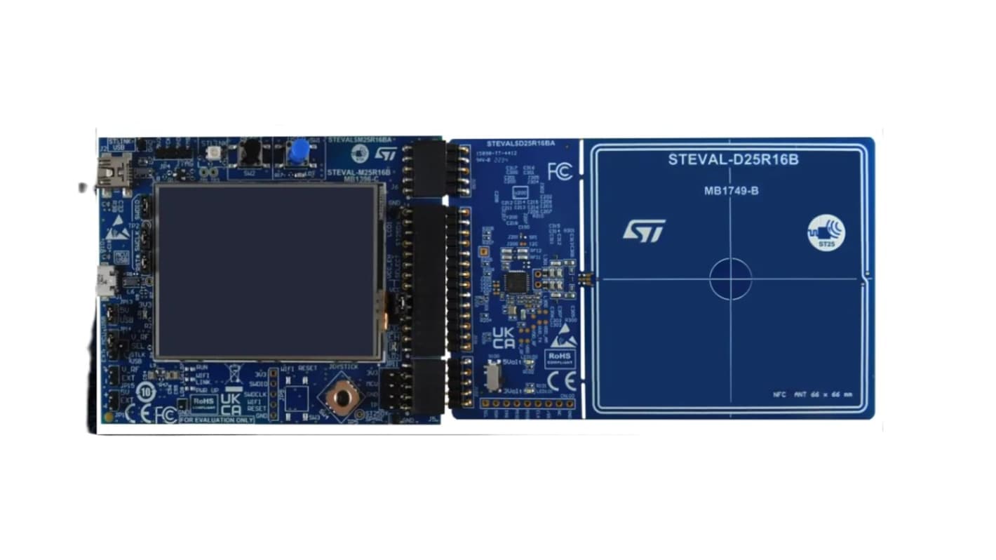 STMicroelectronics 开发套件, Discovery Kit For The ST25R3916B High Performance NFC Universal Device And EMVCo Reader,